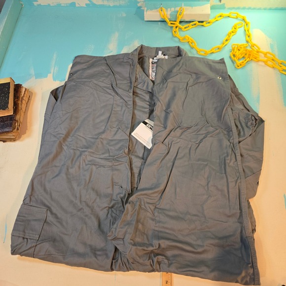 Crude FR Mens Coveralls XL NWT Flame Resistant HRC2 ATPV 7oz Workwear Oil Gas 54 - Picture 1 of 13